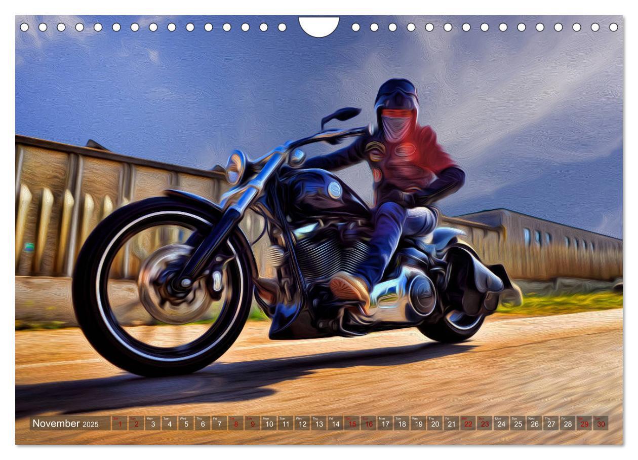 Bild: 9781325948840 | Images of Harley Davidson (Wall Calendar 2025 DIN A4 landscape),...