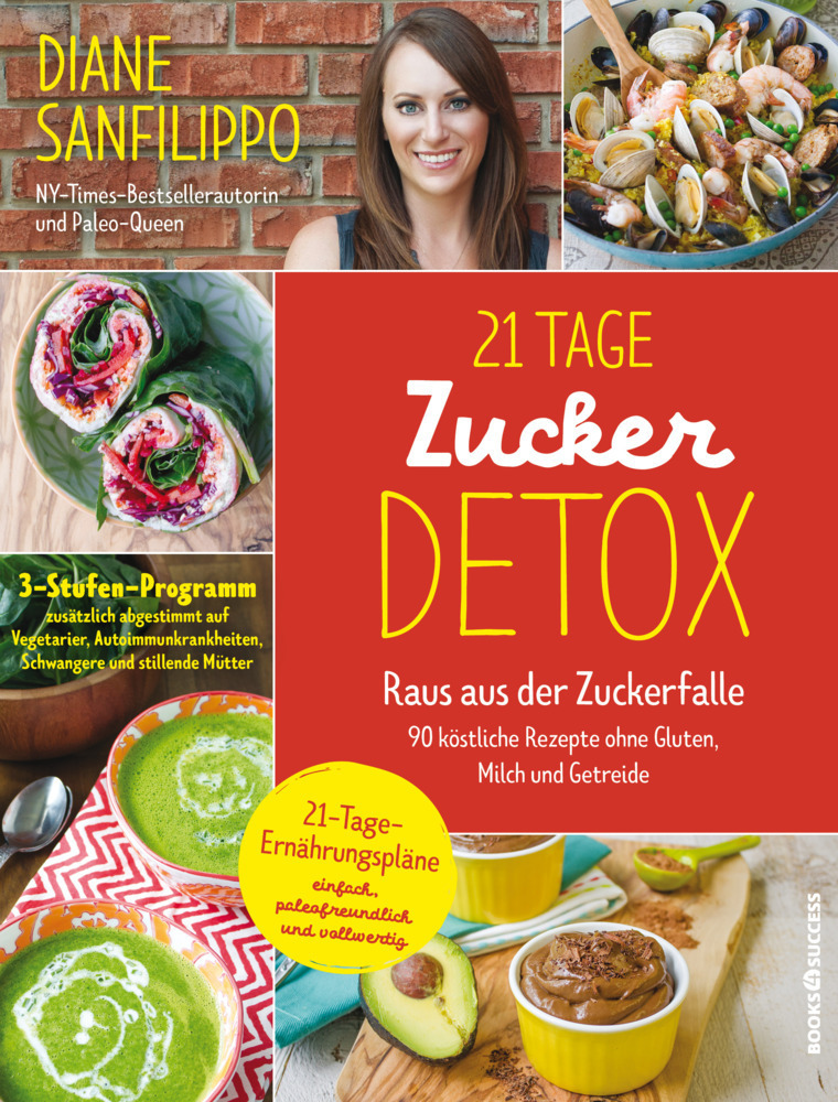 Cover: 9783864705076 | 21 Tage Zucker Detox | Diane Sanfilippo | Taschenbuch | 247 S. | 2017