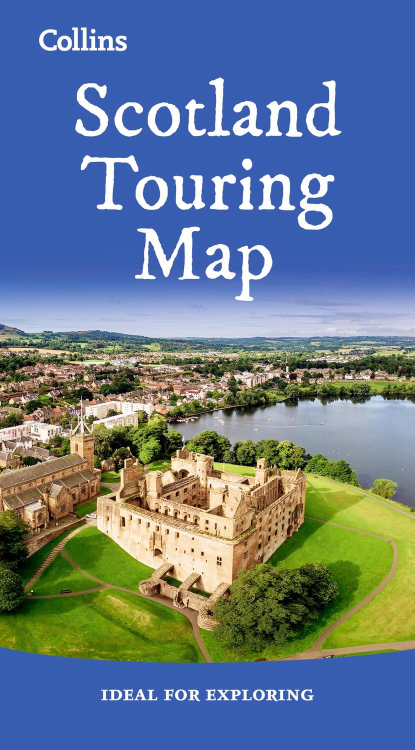 Cover: 9780008665012 | Scotland Touring Map | Ideal for Exploring | Collins Maps | 2024