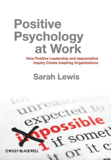 Cover: 9780470683200 | Positive Psychology at Work | Sarah Lewis | Buch | 270 S. | Englisch