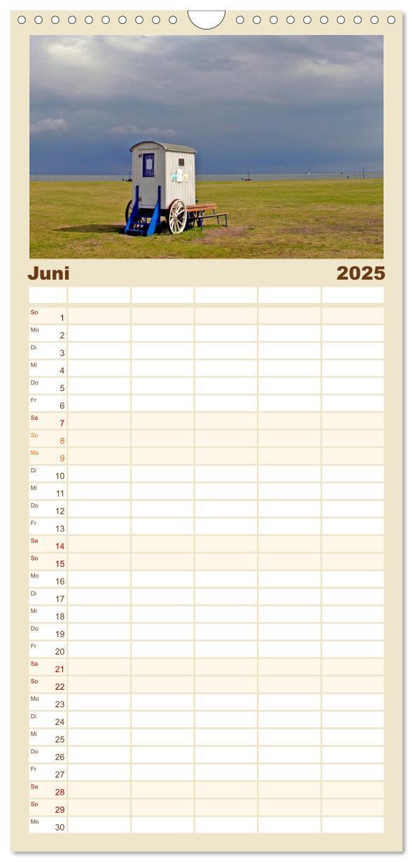 Bild: 9783457123058 | Familienplaner 2025 - Ostfriesland mit 5 Spalten (Wandkalender, 21...