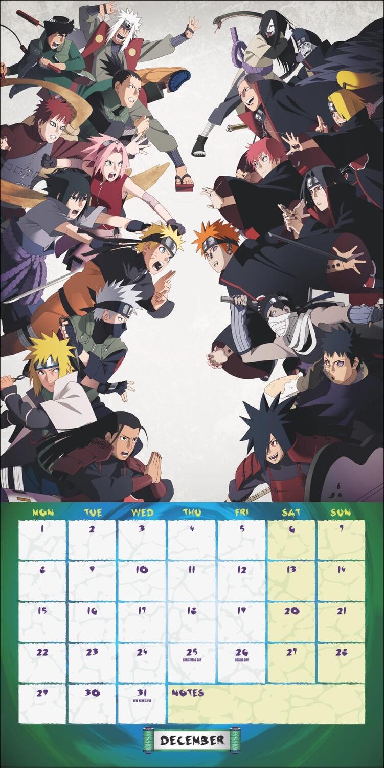 Bild: 9783840196812 | Naruto Broschurkalender 2025 | Kalender | Danilo | 28 S. | Englisch