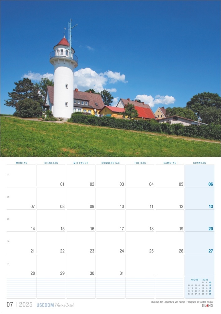 Bild: 9783964023490 | Usedom ...meine Insel Kalender 2025 | Kalender | 13 S. | Deutsch