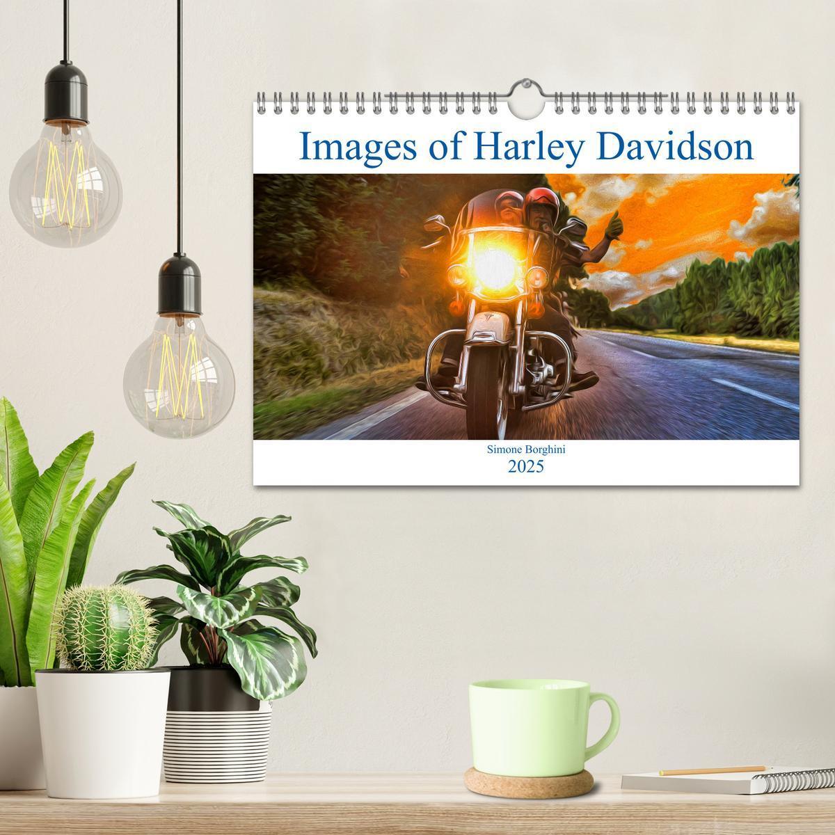 Bild: 9781325948840 | Images of Harley Davidson (Wall Calendar 2025 DIN A4 landscape),...