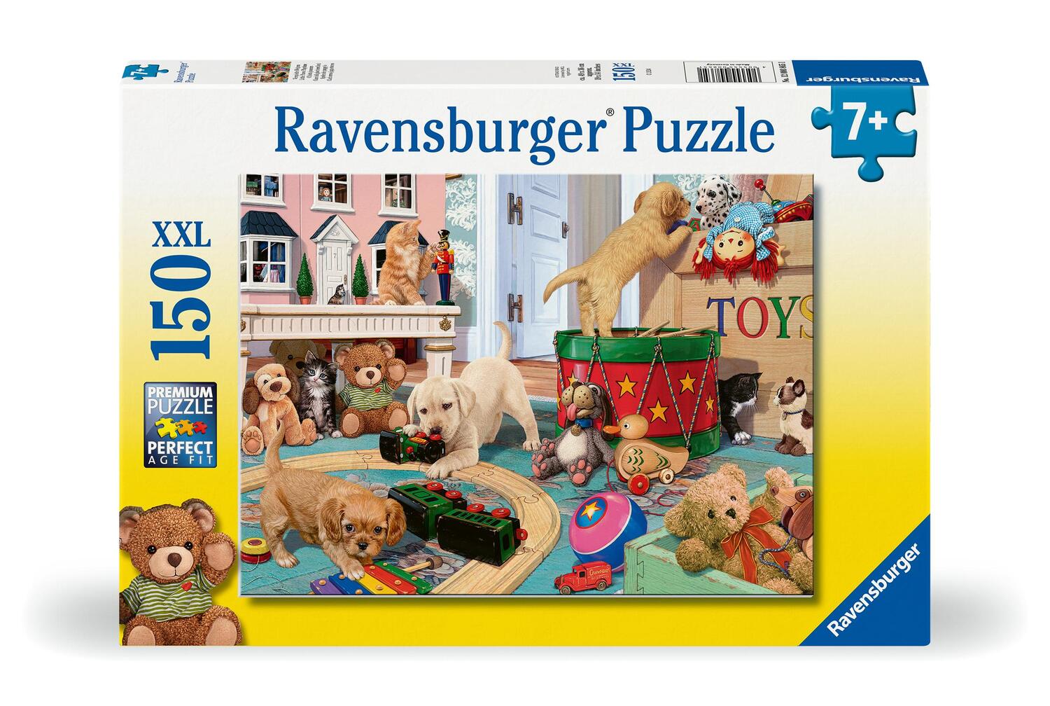 Cover: 4005555008651 | Ravensburger Kinderpuzzle - 12000865 Verspielte Welpen - 150 Teile...