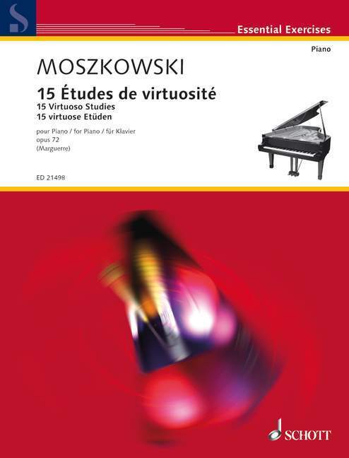 Cover: 9790001189859 | 15 virtuose Etüden | op. 72. Klavier. | Philipp Marguerre | Deutsch