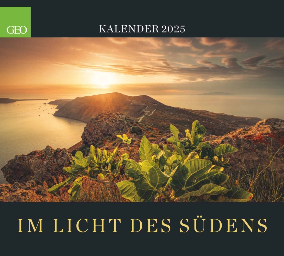 Cover: 4002725988782 | GEO - Im Licht des Südens 2025 Wandkalender, 50x45cm,...