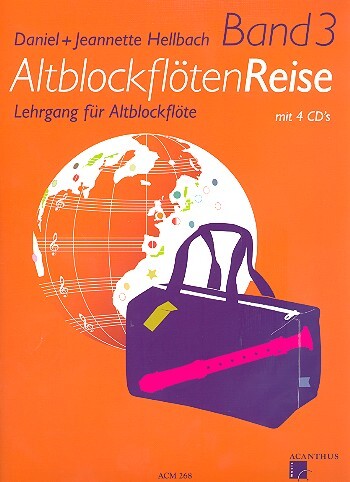 Cover: 9990001110536 | AltblockflötenReise 3 | Daniel Hellbach | Broschüre | 72 S. | Deutsch
