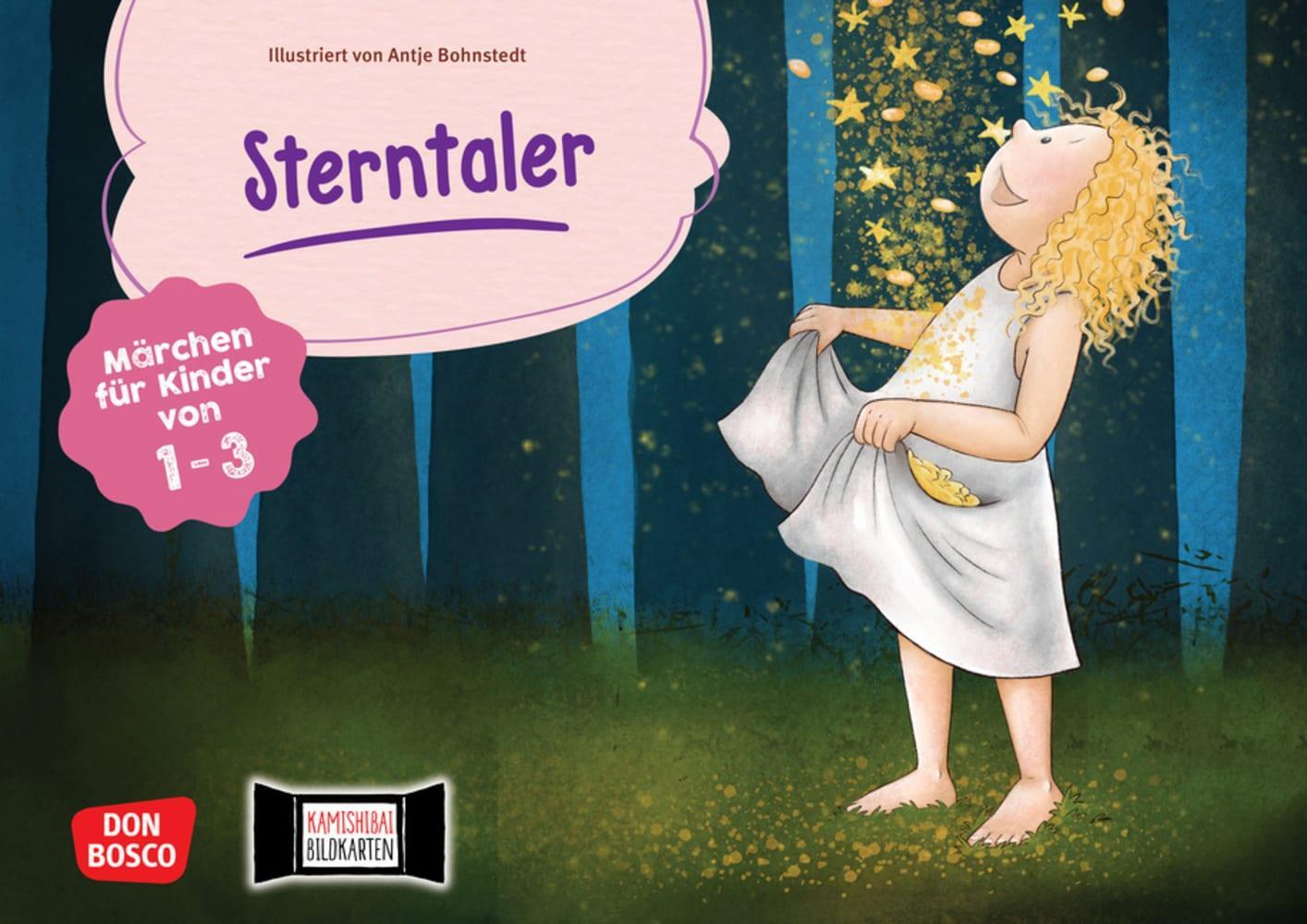 Cover: 4260179516757 | Sterntaler. Kamishibai Bildkartenset. | Märchen für Kinder von 1-3