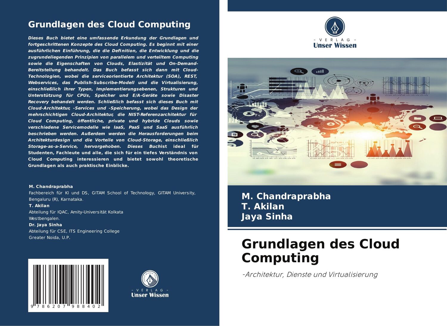 Cover: 9786207988402 | Grundlagen des Cloud Computing | M. Chandraprabha (u. a.) | Buch