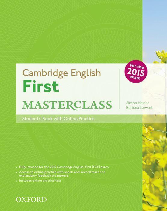 Cover: 9780194512688 | Cambridge English: First Masterclass: Student's Book and Online...