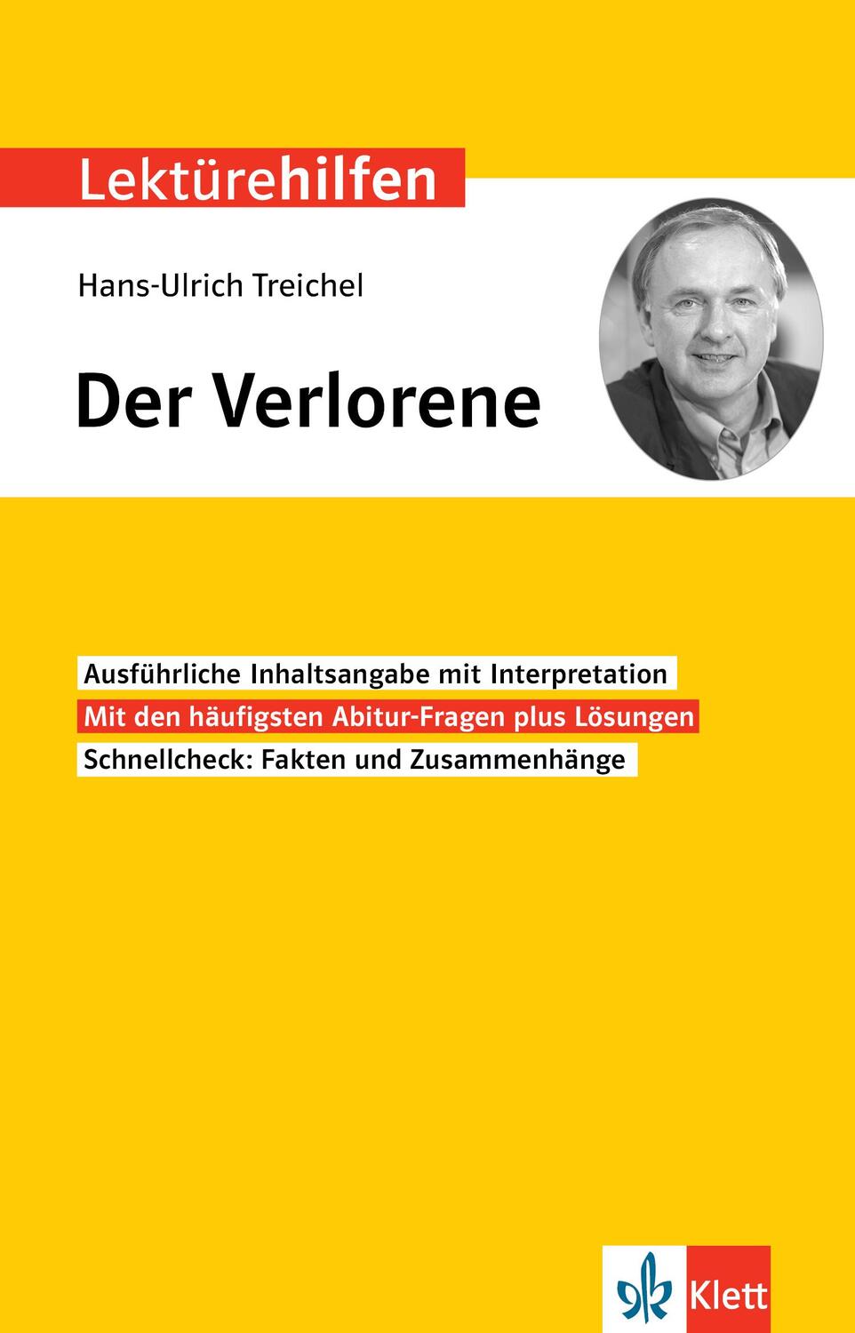 Cover: 9783129231654 | Lektürehilfen Hans-Ulrich Treichel, Der Verlorene | Taschenbuch | 2020