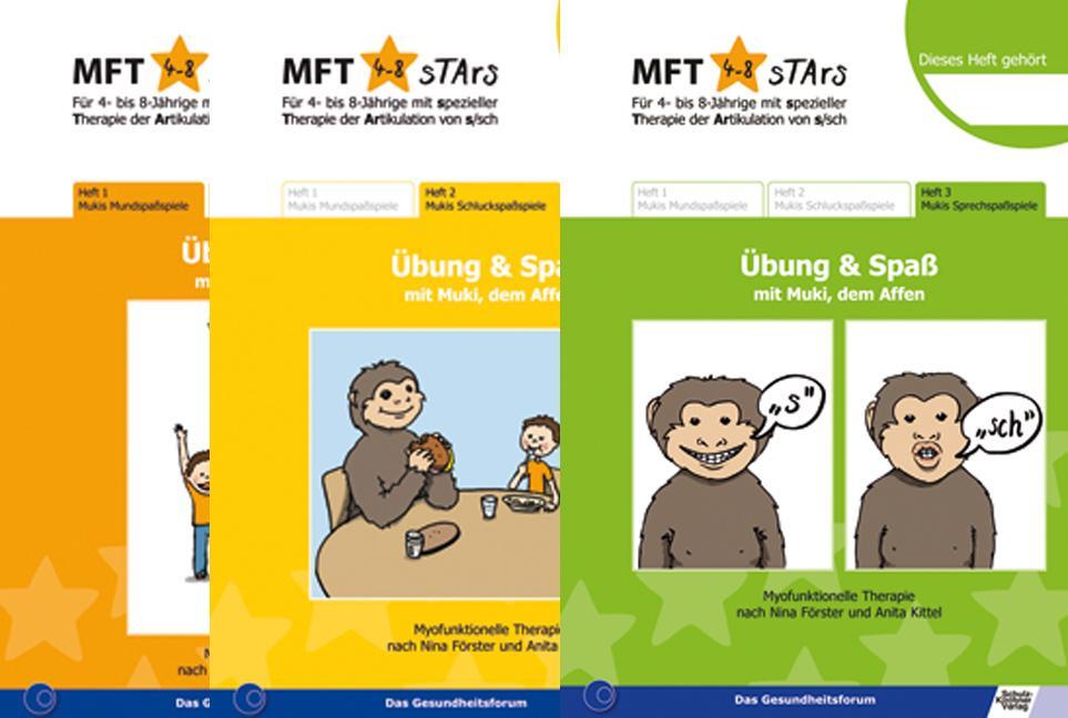 Cover: 9783824810123 | MFT Stars 3 Hefte Mukis Mund-, Schluck-, Sprechspaßspiele (Set) | 2013