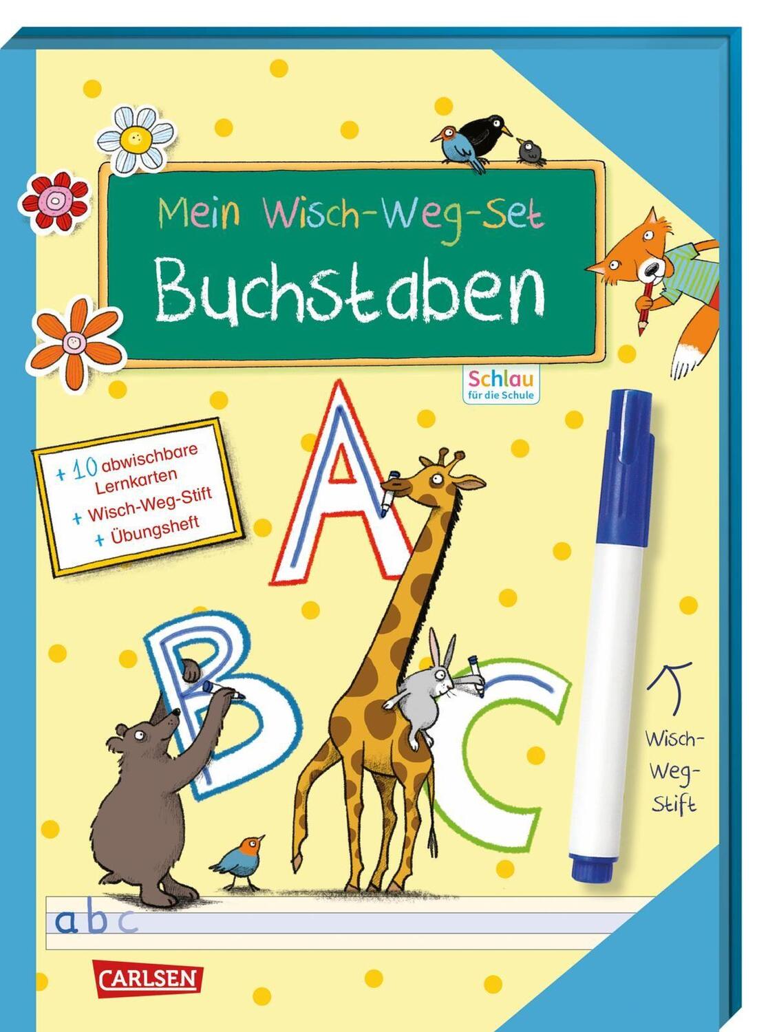 Cover: 9783551189929 | Schlau für die Schule: Mein Wisch-Weg-Set: Buchstaben | Mildner | Buch