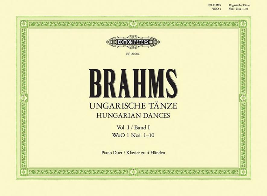 Cover: 9790014009427 | Ungarische Tänze (original) Band 1 | für Klavier zu vier Händen | Buch