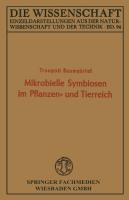 Cover: 9783663031598 | Mikrobielle Symbiosen im Pflanzen- und Tierreich | Traugott Baumgärtel