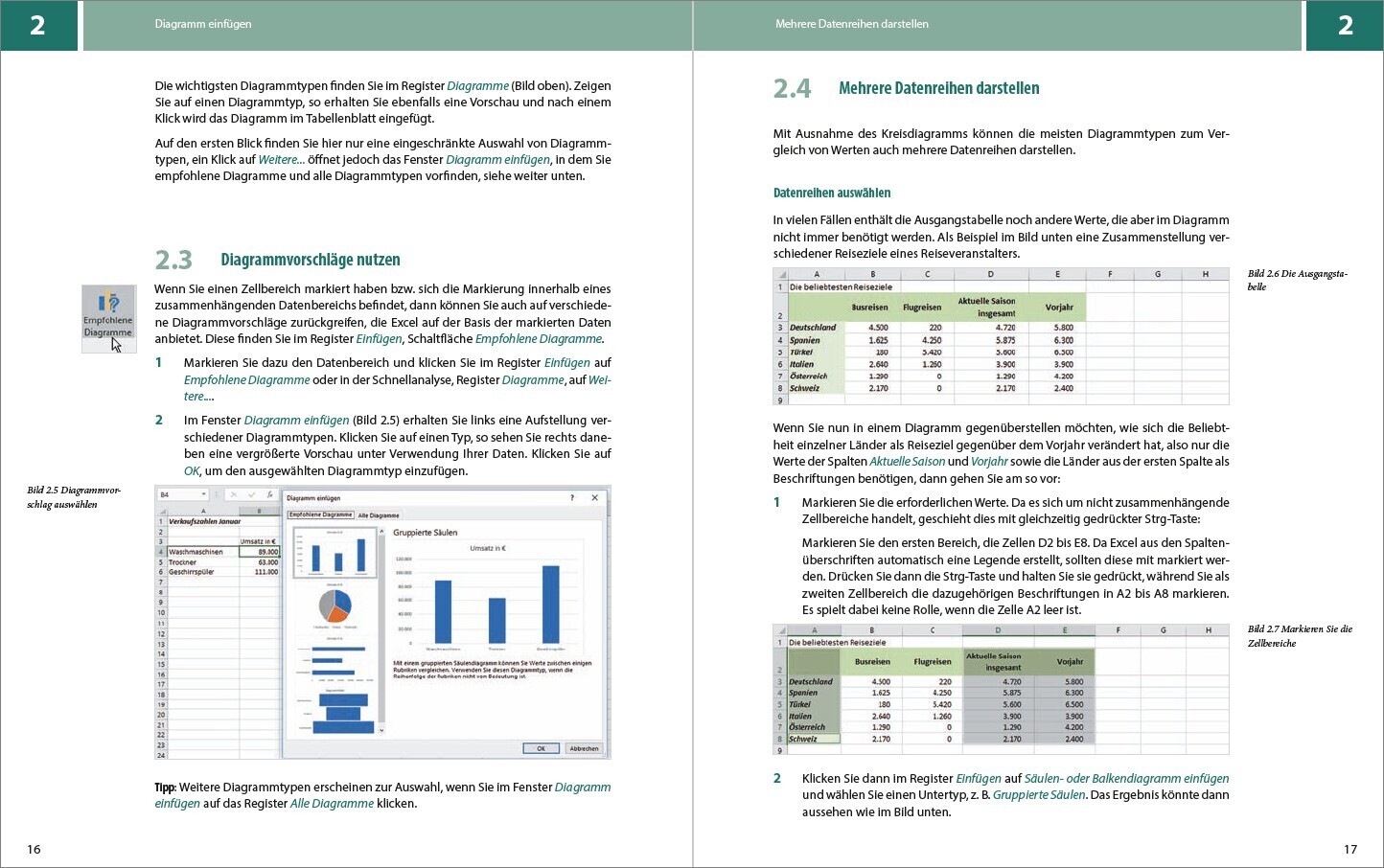 Bild: 9783832803131 | Diagramme mit Excel | Inge Baumeister | Taschenbuch | 110 S. | Deutsch