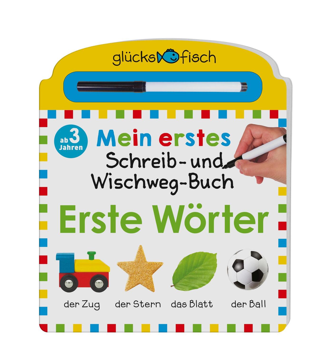 Cover: 9783737358477 | Glücksfisch: Mein erstes Schreib-und Wegwisch-Buch: Erste Wörter