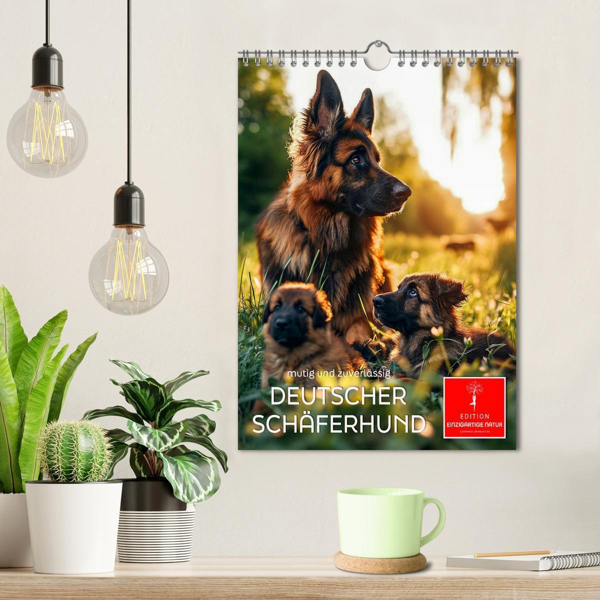 Bild: 9783383773389 | Deutscher Schäferhund - mutig und zuverlässig (Wandkalender 2025...