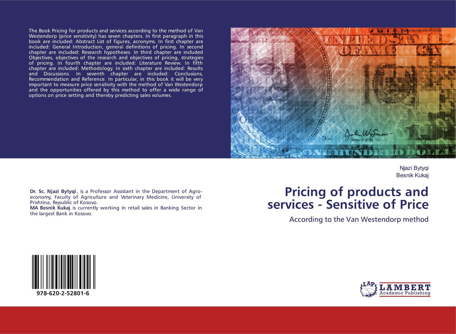 Cover: 9786202528016 | Pricing of products and services - Sensitive of Price | Bytyqi (u. a.)