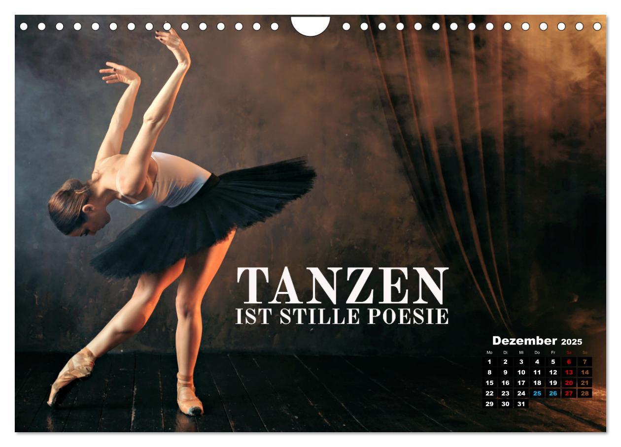 Bild: 9783383857775 | Ballett mit einem Hauch Poesie (Wandkalender 2025 DIN A4 quer),...