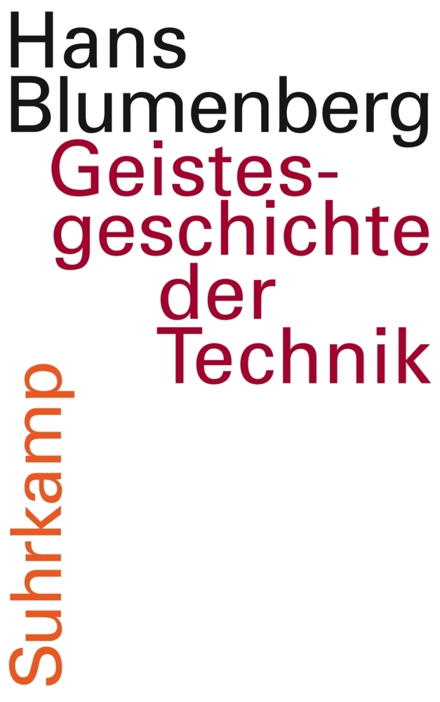 Cover: 9783518585337 | Geistesgeschichte der Technik, m. Audio-CD | Hans Blumenberg | Buch