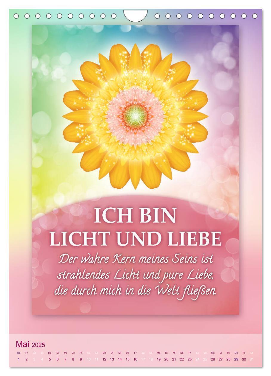 Bild: 9783435998821 | ICH BIN Licht und Liebe - Kalender (Wandkalender 2025 DIN A4 hoch),...