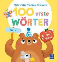 Cover: 9789464228595 | Mein erstes Klappen-Fühlbuch - 100 erste Wörter - Tiere | Buch | 2022