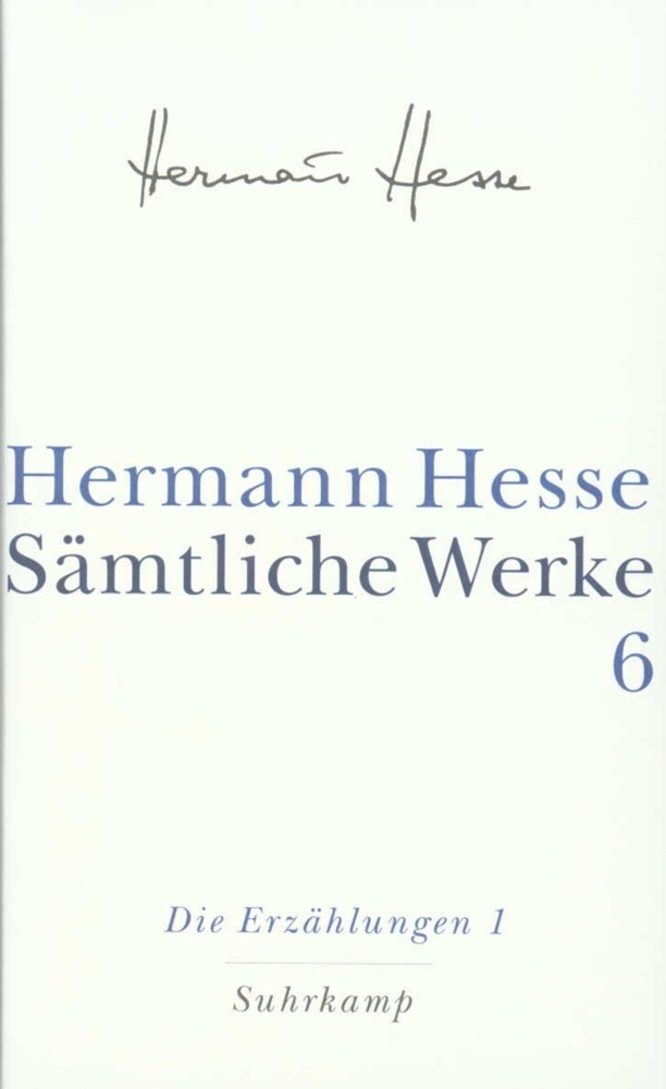 Cover: 9783518411063 | Die Erzählungen. Tl.1 | 1900-1906 | Hermann Hesse | Buch | 2001