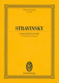 Cover: 9790200211580 | Concert D | Igor Stravinsky | Taschenbuch | Studienpartitur | Deutsch