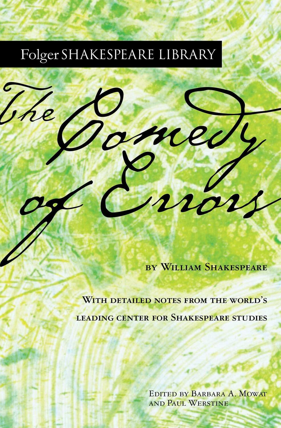 Cover: 9781982156909 | The Comedy of Errors | William Shakespeare | Taschenbuch | Englisch