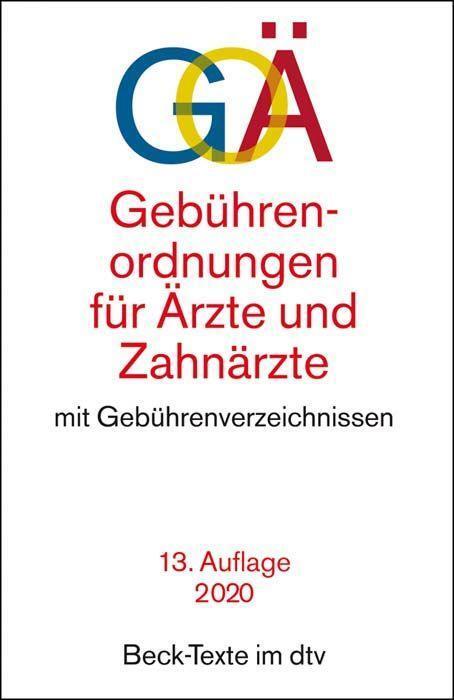 Cover: 9783423530255 | Gebührenordnungen für Ärzte und Zahnärzte | Taschenbuch | 416 S.