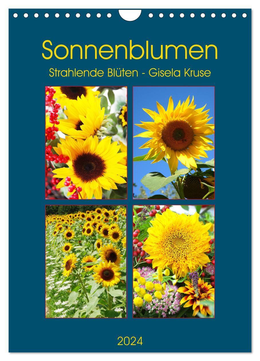 Cover: 9783675561540 | Sonnenblumen - Strahlende Blüten (Wandkalender 2024 DIN A4 hoch),...