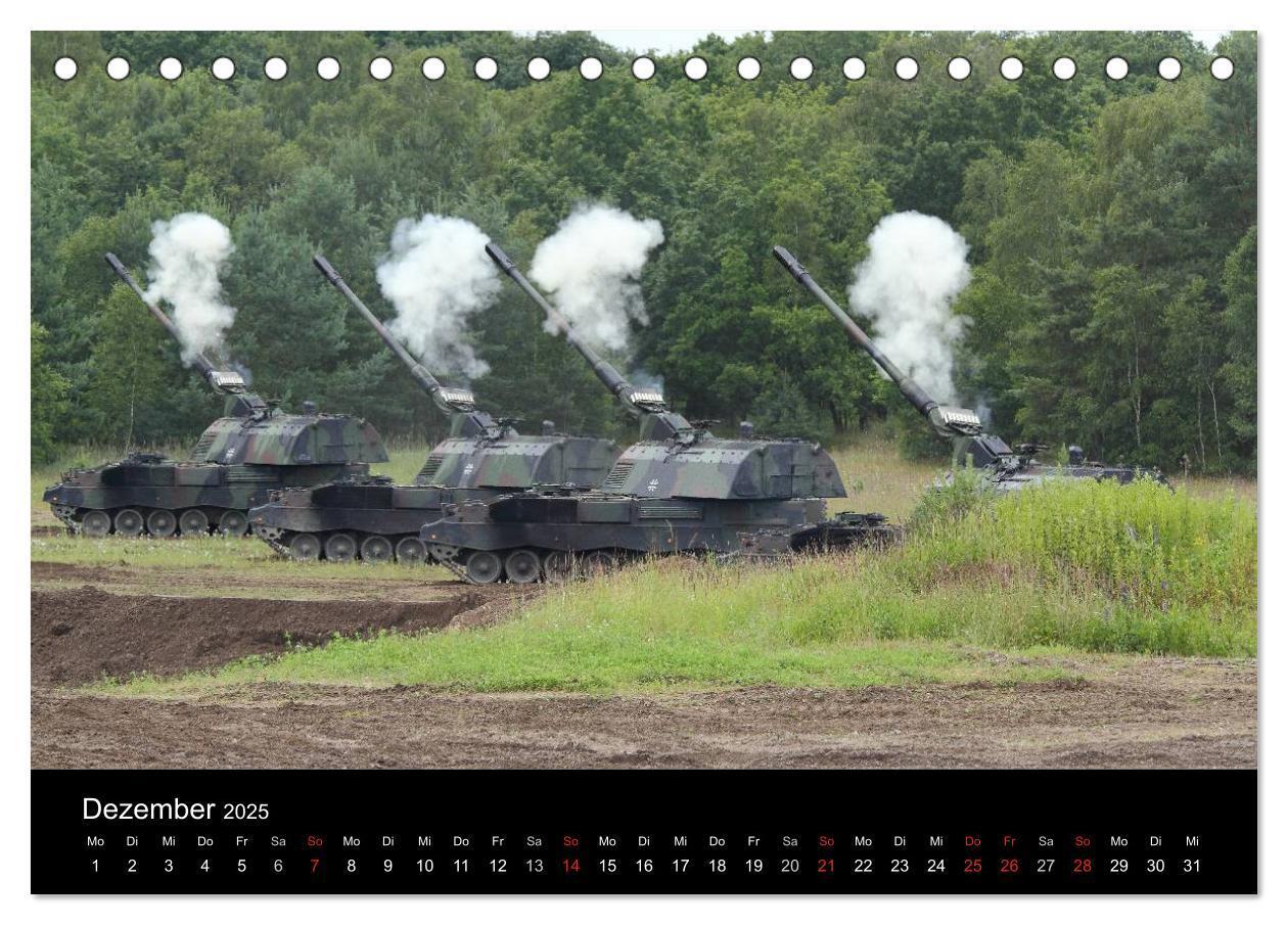 Bild: 9783435825318 | Panzerstahl auf der Heide ¿ Das Heer legt wieder los (Tischkalender...