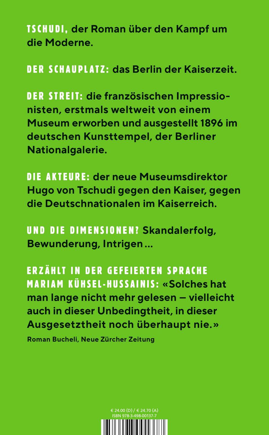 Rückseite: 9783498001377 | Tschudi | Mariam Kühsel-Hussaini | Buch | Deutsch | 2020 | Rowohlt
