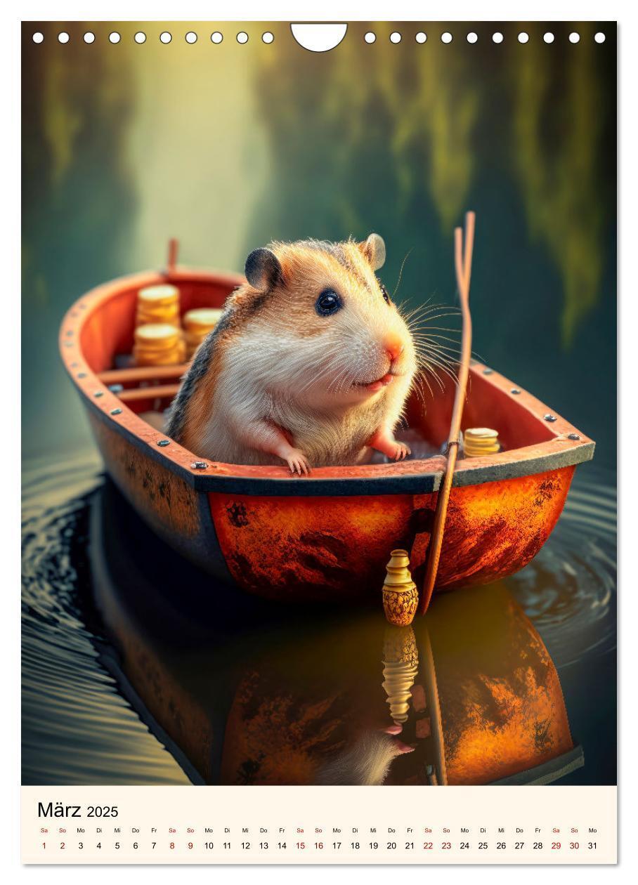 Bild: 9783435886074 | Was für ein Hamster (Wandkalender 2025 DIN A4 hoch), CALVENDO...