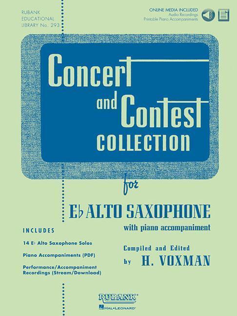 Cover: 9781423477198 | Concert and Contest Collection for Eb Alto Saxophone: Solo Book...