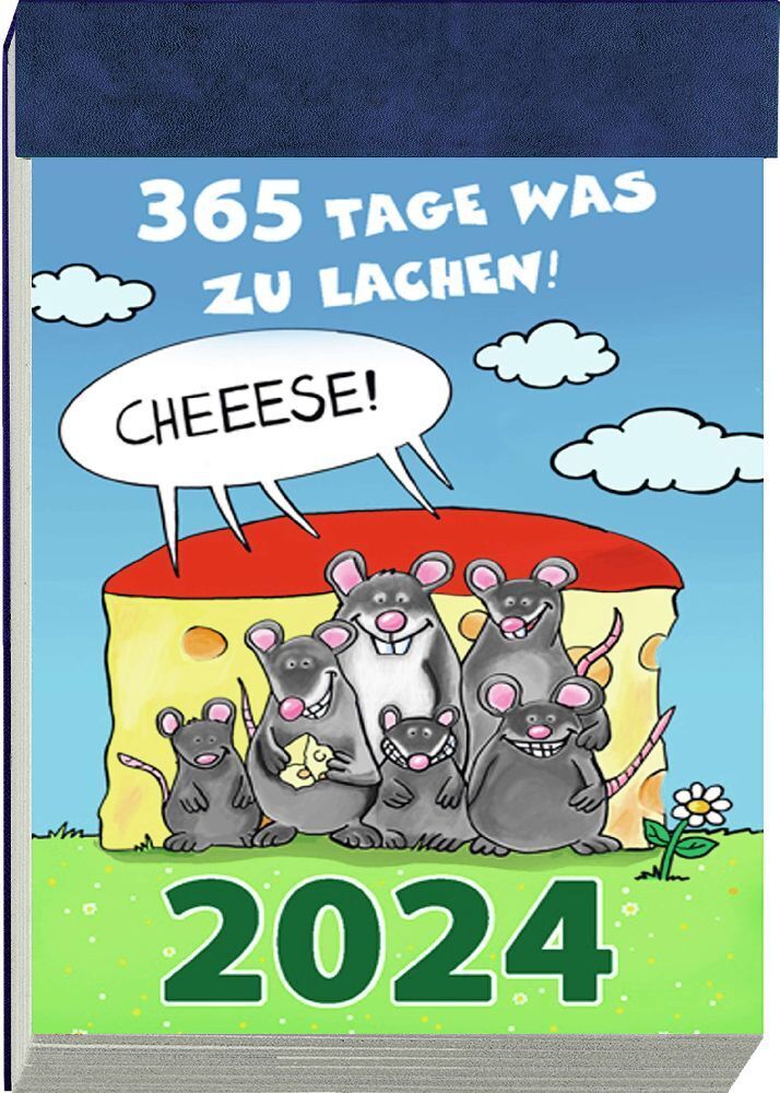 Cover: 4006928023011 | Humor-Abreißkalender Groß mit Lasche 2024 15,4x21,9 | ZETTLER Kalender