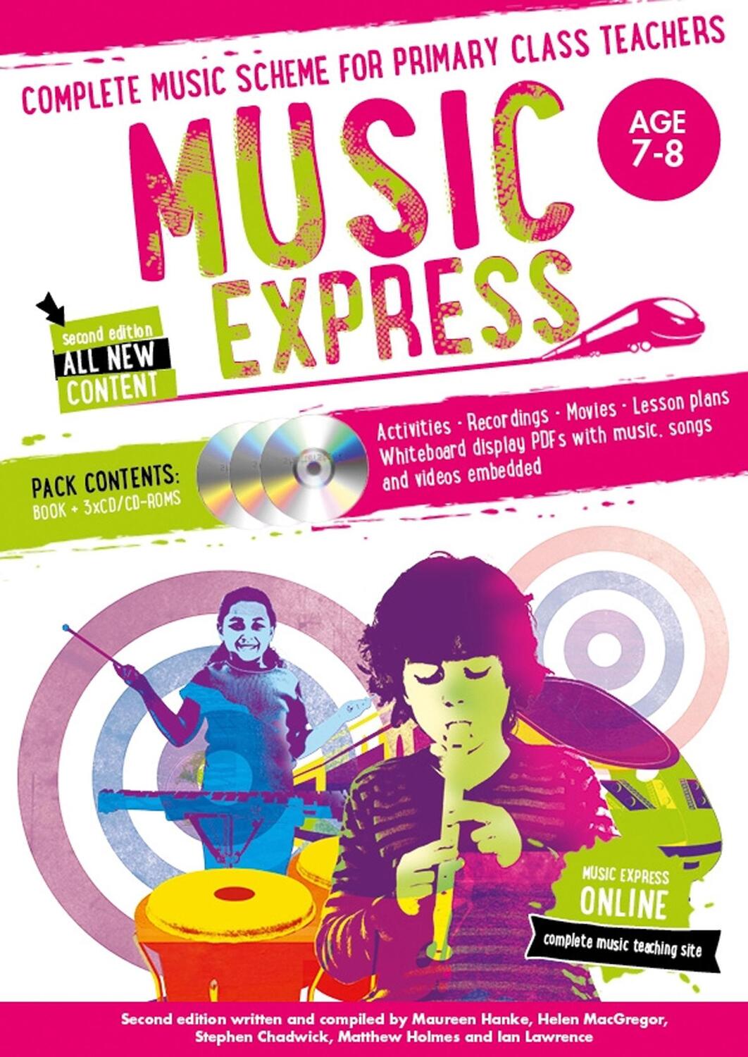 Cover: 9781472900197 | Music Express: Age 7-8 (Book + 3cds + DVD-ROM): Complete Music...