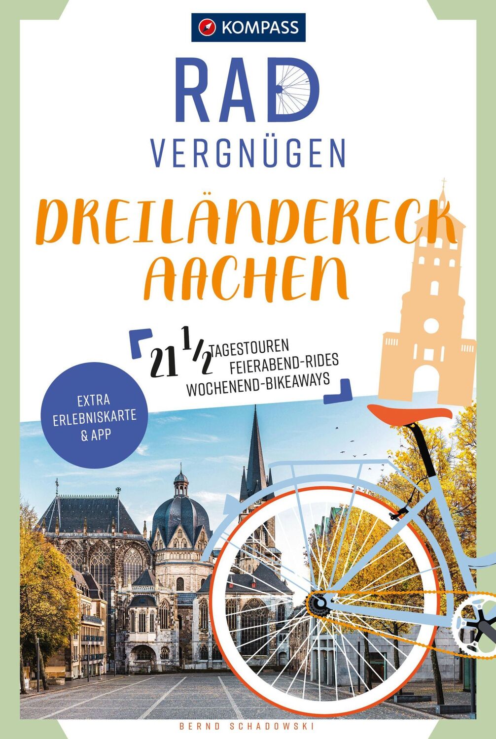 Cover: 9783991214151 | KOMPASS Radvergnügen Dreiländereck Aachen | Bernd Schadowski | Buch