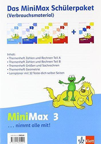 Cover: 9783122805401 | Mathematik Minimax. Schülerpaket 3. Schuljahr Verbrauchsmaterial