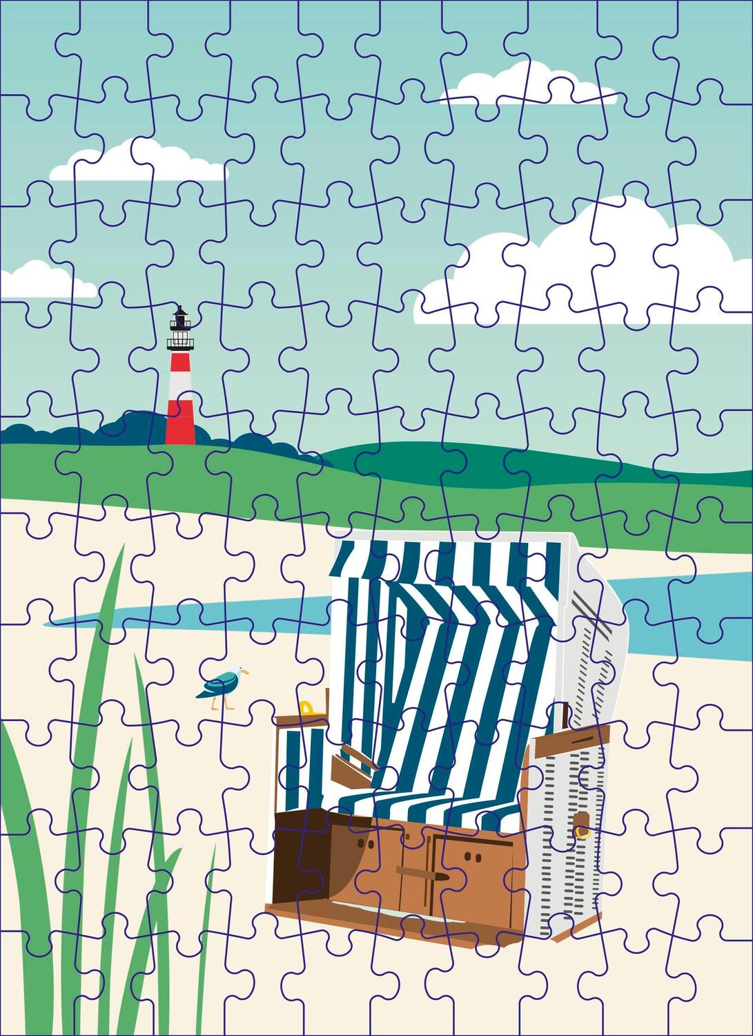 Bild: 4036442012543 | Moin! Kleine Puzzle-Grüße von der Küste | Groh Verlag | Spiel | 100 S.