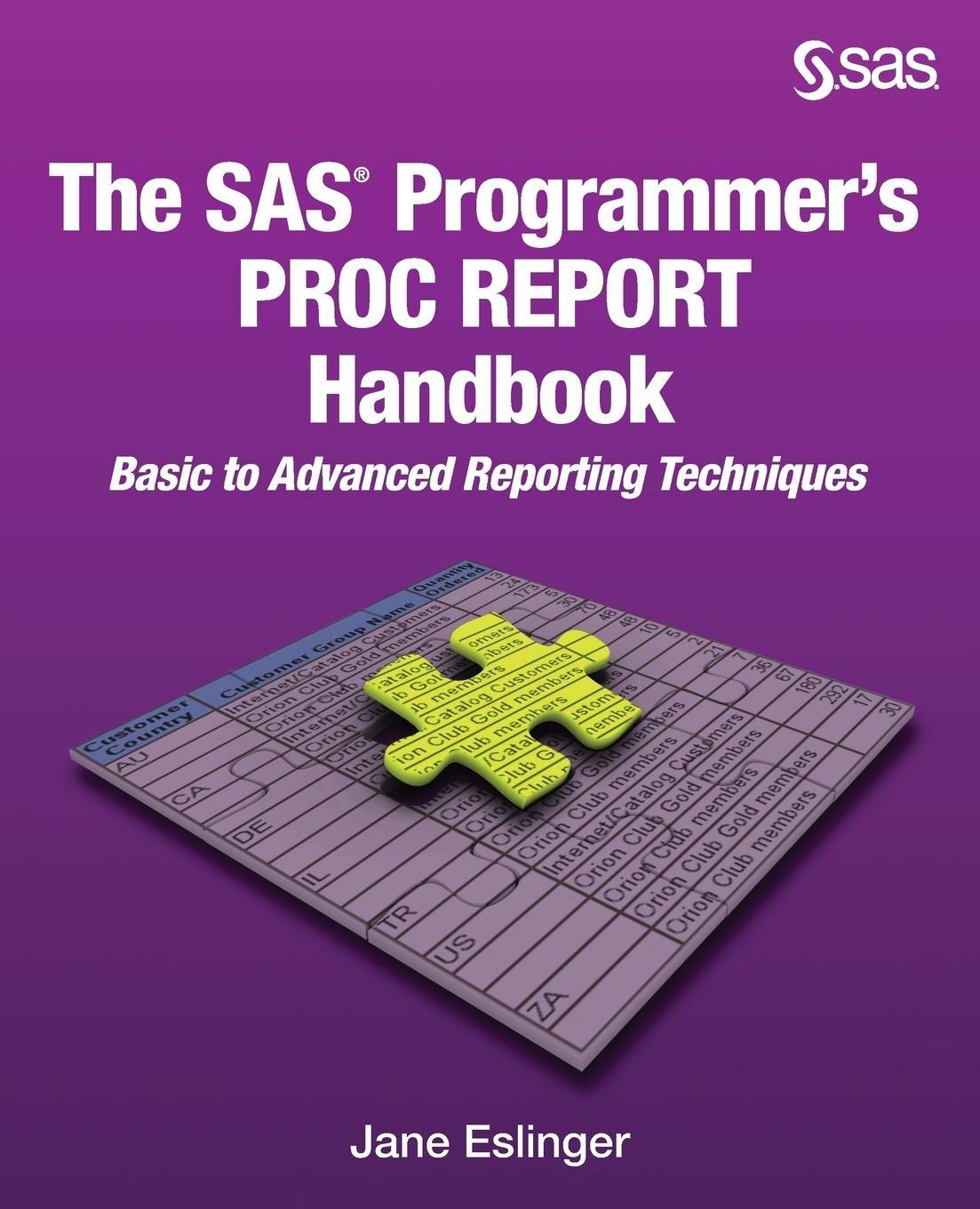 Cover: 9781629601441 | The SAS Programmer's PROC REPORT Handbook | Jane Eslinger | Buch