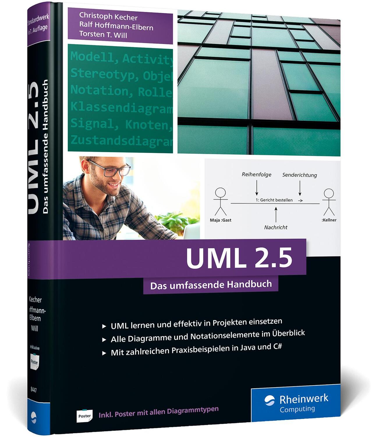 Cover: 9783836284479 | UML 2.5 | Christoph Kecher (u. a.) | Buch | Rheinwerk Computing | 2021