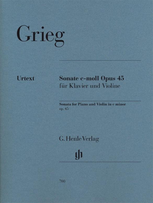 Cover: 9790201807003 | Grieg, Edvard - Violinsonate c-moll op. 45 | Edvard Grieg | Buch