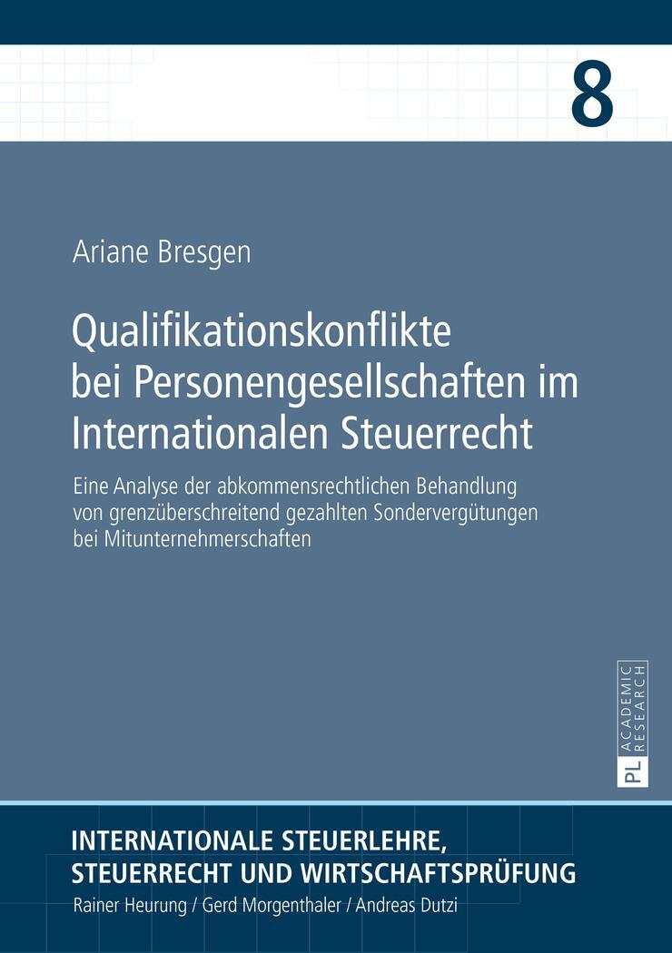 Cover: 9783631674000 | Qualifikationskonflikte bei Personengesellschaften im...