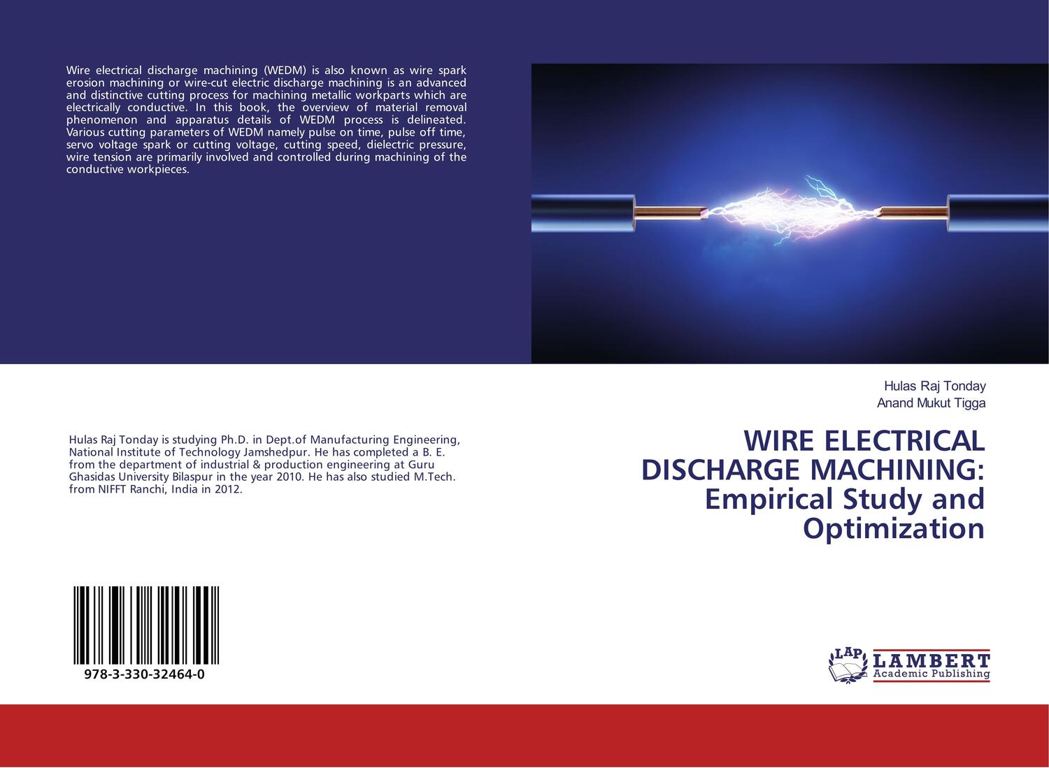 Cover: 9783330324640 | WIRE ELECTRICAL DISCHARGE MACHINING: Empirical Study and Optimization