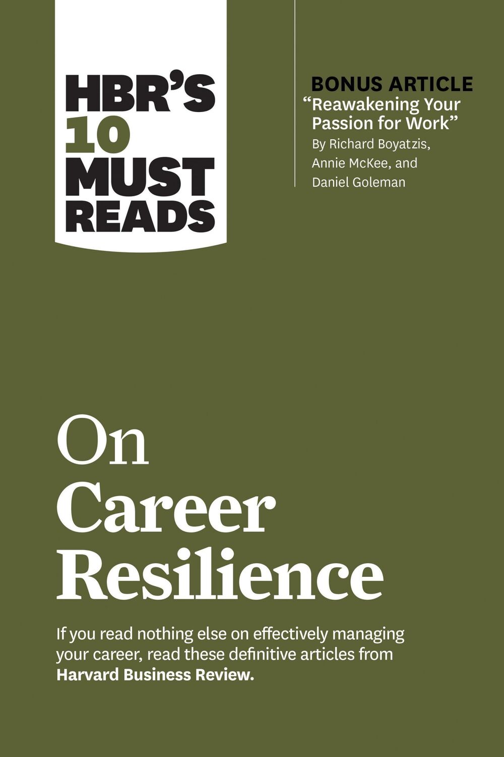 Cover: 9781647820596 | Hbr's 10 Must Reads on Career Resilience (with Bonus Article...