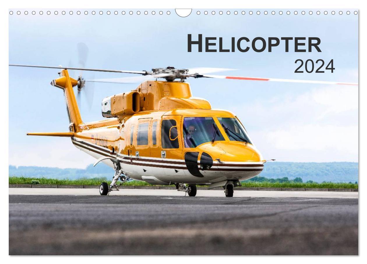Cover: 9783675590557 | Helicopter 2024 (Wandkalender 2024 DIN A3 quer), CALVENDO...