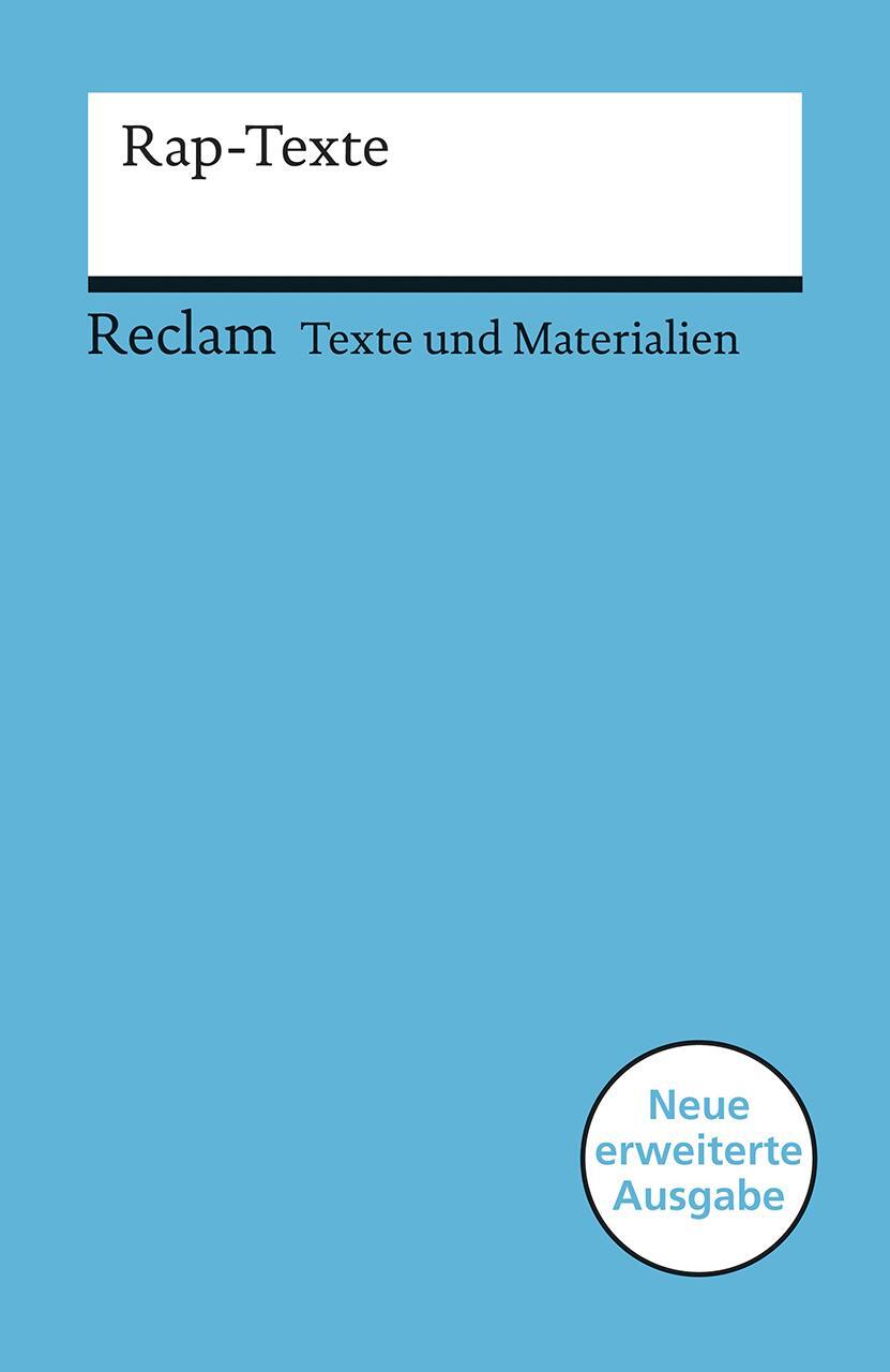 Cover: 9783150150733 | Rap-Texte | Sascha Verlan | Taschenbuch | Reclam Universal-Bibliothek